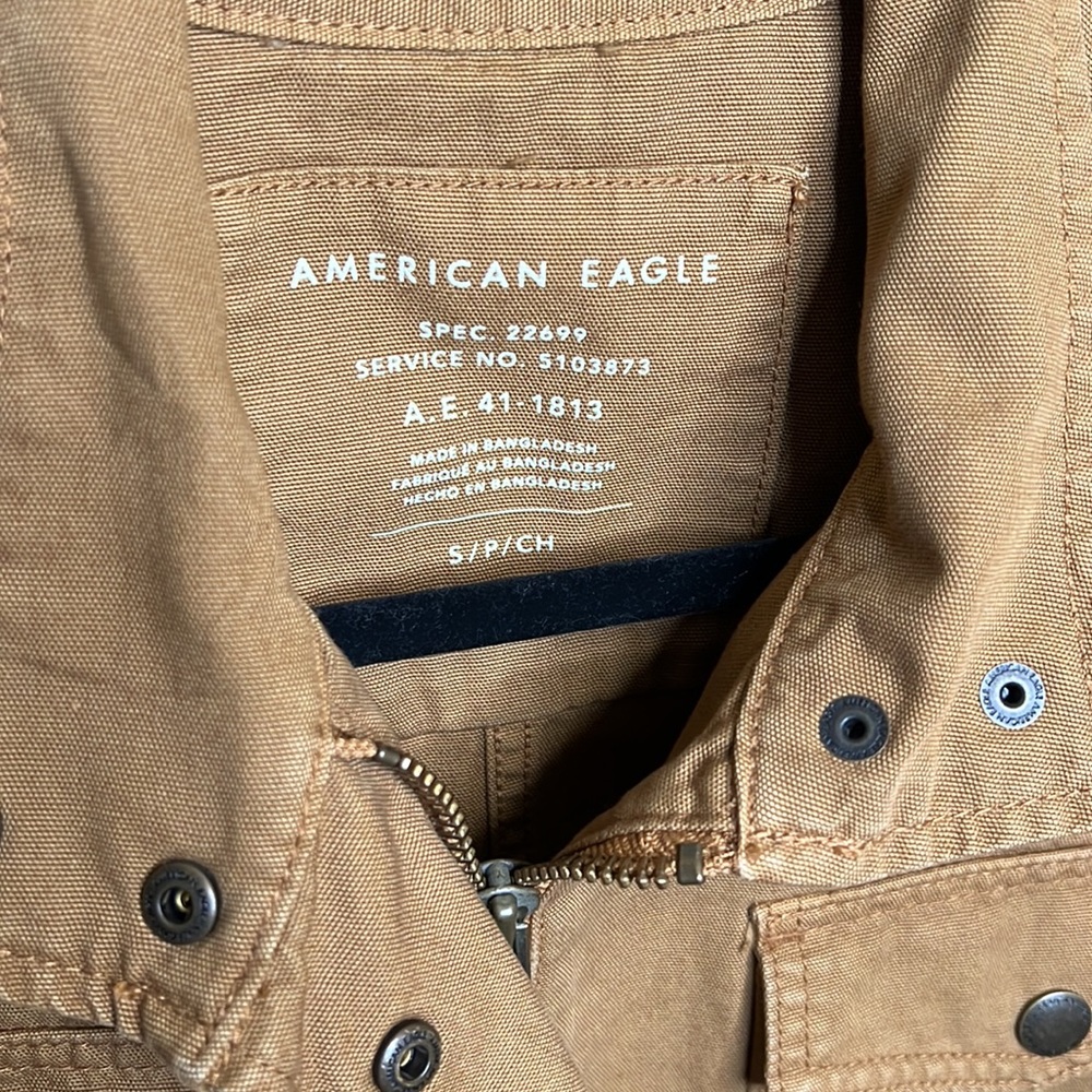 American Eagle Outfitters Tan Utility Jacket - Picture 3 of 6